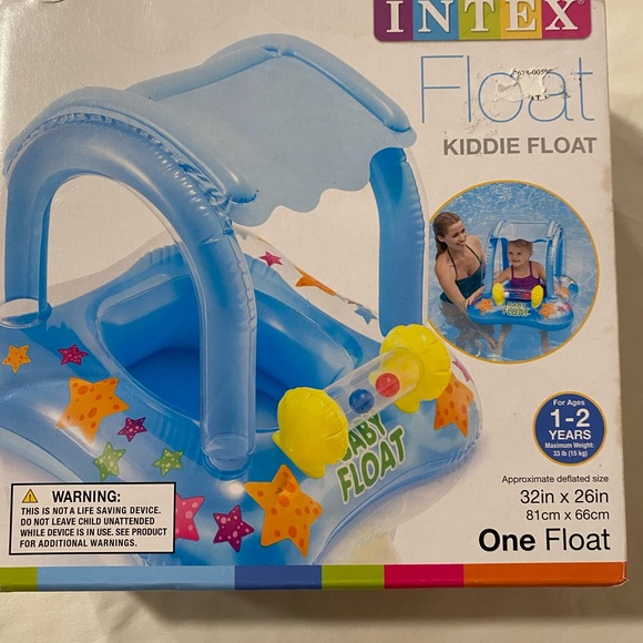 🎉HP🎉NEW INTEX Float Kiddie Baby Inflatable Swimming Pool Tube Raft No Toxic - Picture 4 of 5